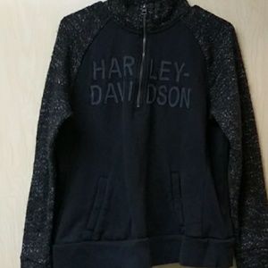 Harley-Davidson quarter zip sweatshirt